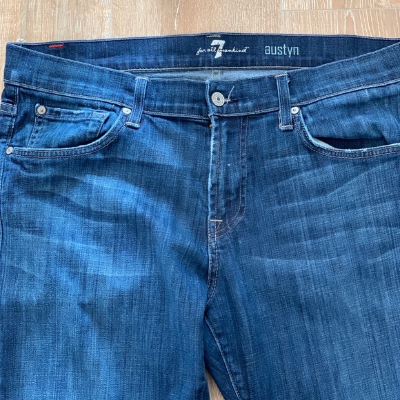 7 jeans Men's Austyn Dark Wash Jeans, 34" - Picture 4 of 8